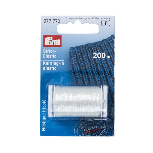 Knitting-in Elastic Length 200m Transparent