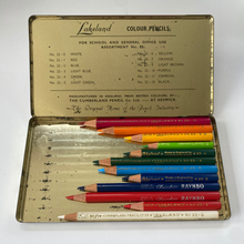 Vintage Lakeland Colour Pencils Tin Box