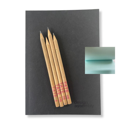 Notebook and 4 Tate Pencil Set