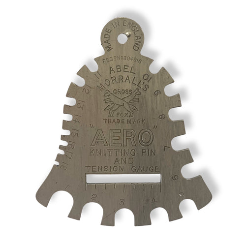 Aero Knitting Pin and Tension Gauge