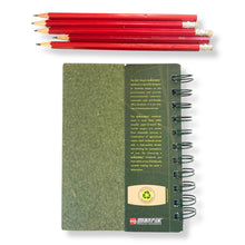 Bilt Matrix-Rainforest Notebook and 6 Pencil Set