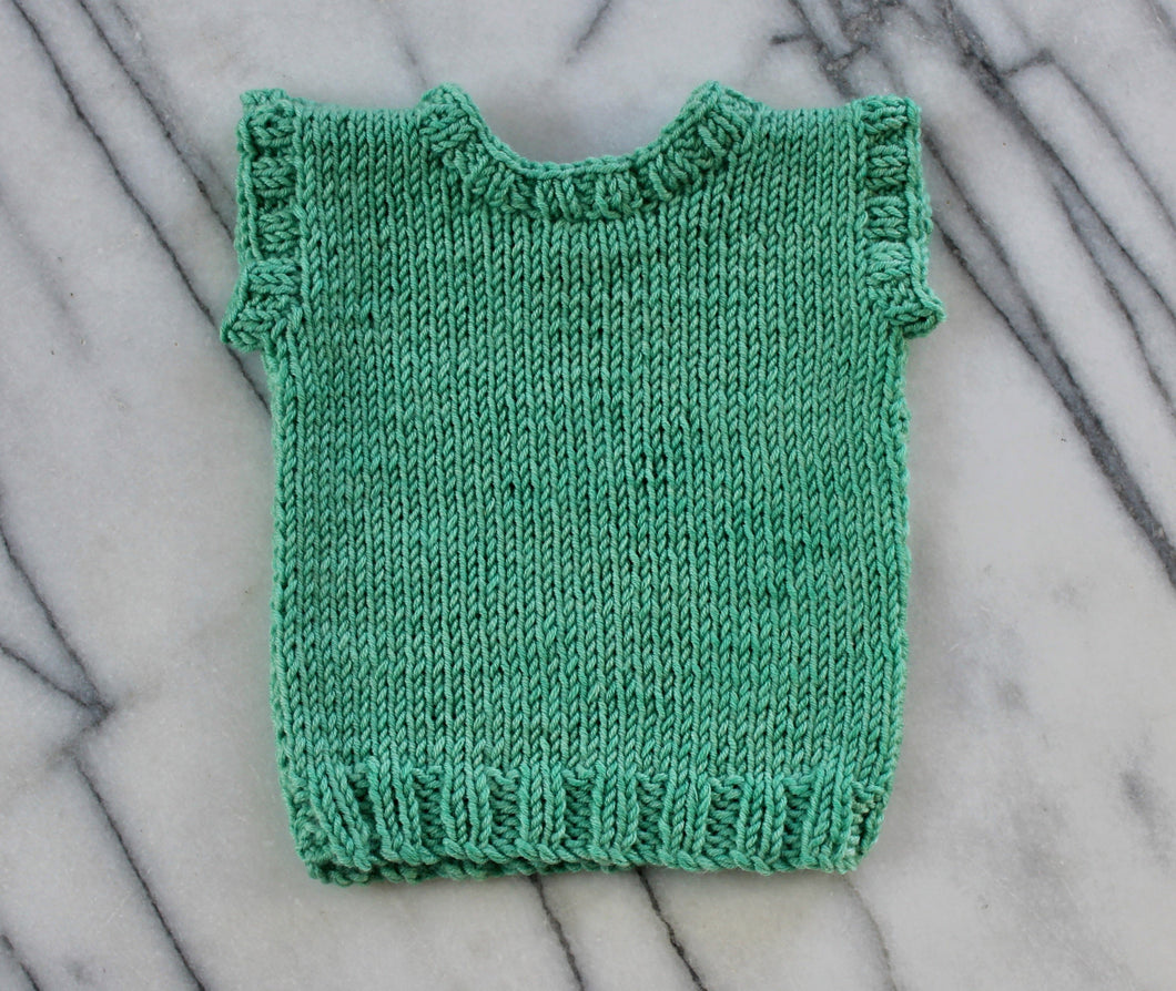 Hand knit bijoux singlet knitting kit 