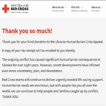 Donation to the Ukraine Humanitarian Crisis Appeal