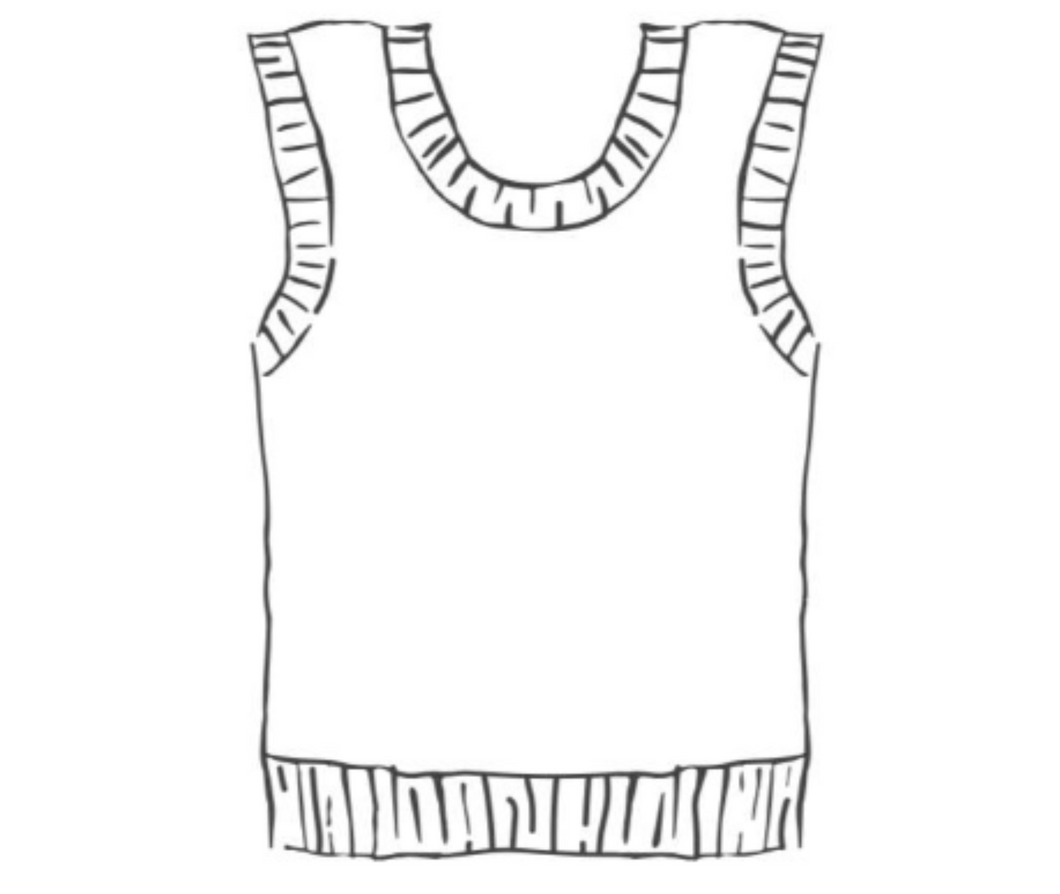 Bijoux Singlet Knitting Pattern