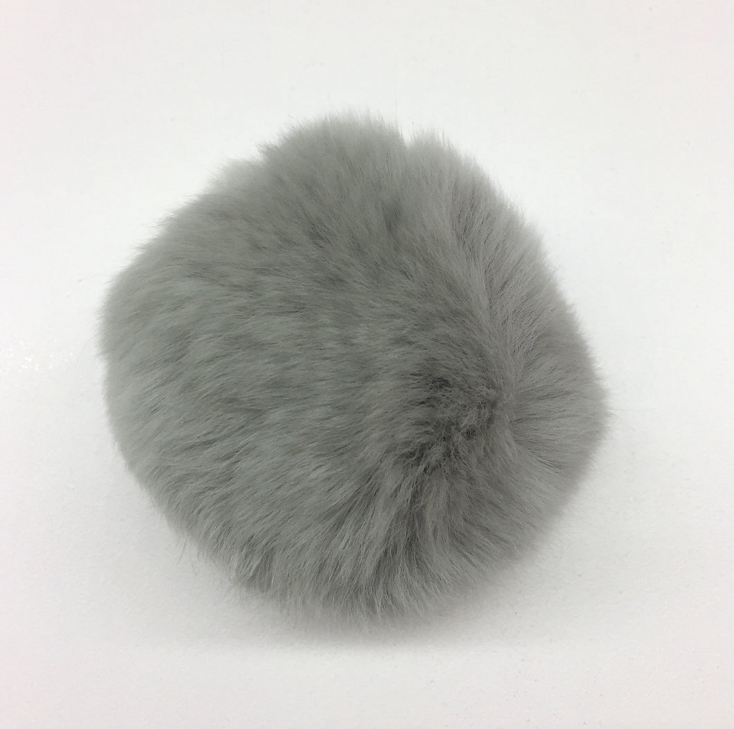 Bunny rabbit grey pom pom